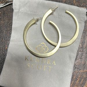 Gold Kendra Scott Avi hoops